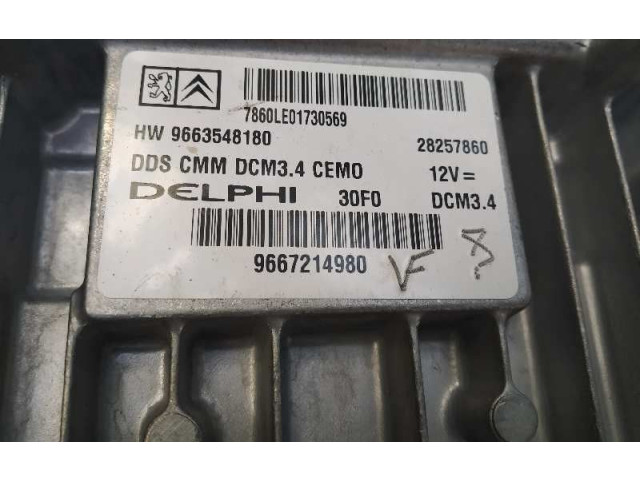 Řídící jednotka 9663548180, 28257860 Peugeot 308 2016