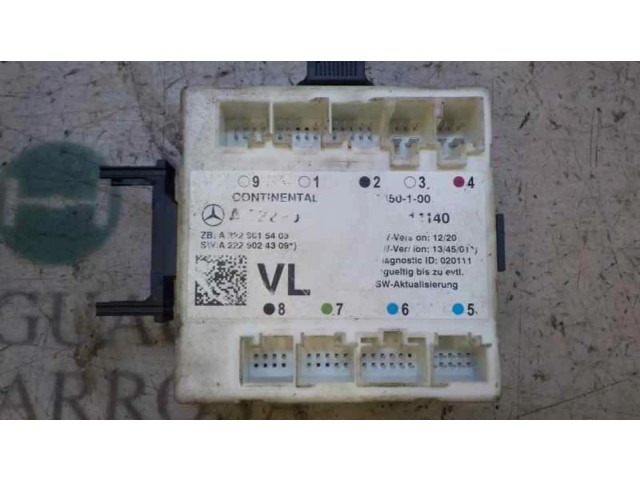 Блок управления A2229008809, A2229024309 Mercedes-Benz S AMG W221
