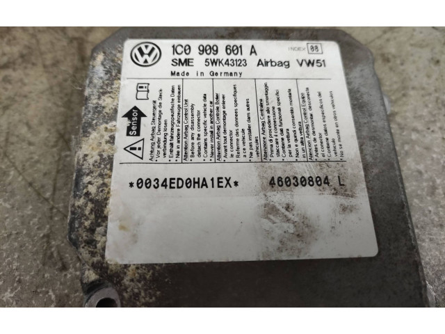 Блок подушек безопасности 1C0909601A Skoda Fabia Mk1 (6Y)