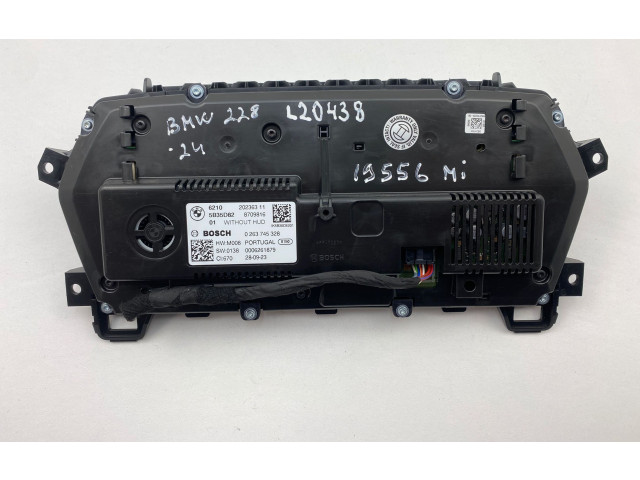 Přístrojová deska  BMW 2 F44 2024 5B35D82, 8709816  