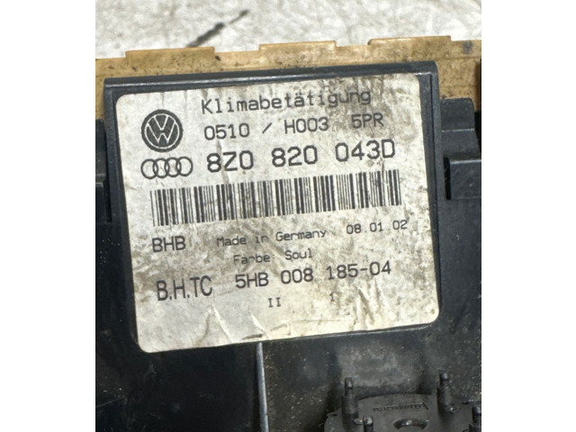 Блок управления климат-контролем 8Z0820043D   Audi A2