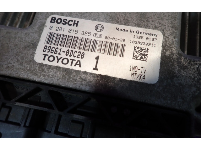 Řídící jednotka 89661-0DC20, 89661-0DC20 Toyota Yaris 2009