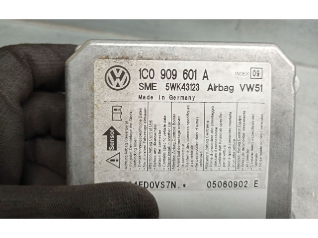 Блок подушек безопасности 1C0909601A, 5WK43123SIEMENS Skoda Fabia Mk1 (6Y)