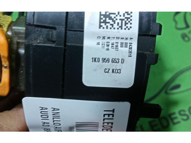 Подрулевой шлейф SRS 1K0959653D Audi A3 S3 8P