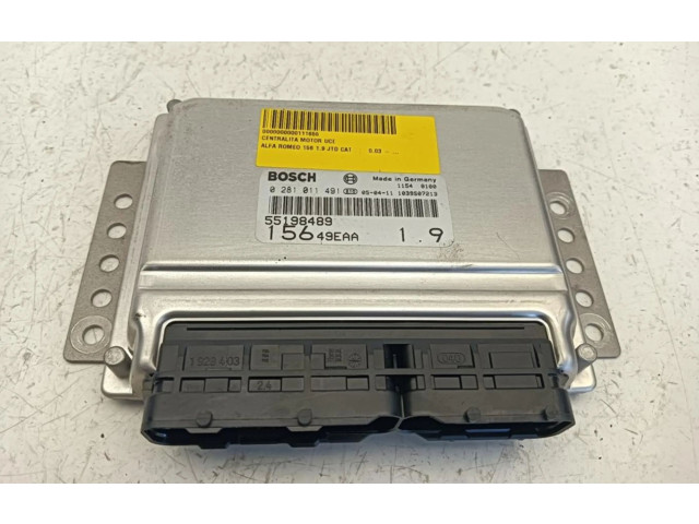 Вентилятор радиатора 0281011491 Alfa Romeo 166