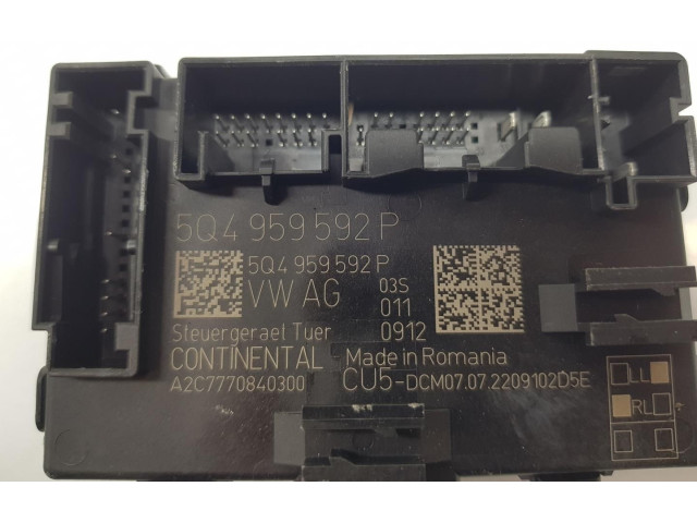 Блок управления 5Q4959592P, 5Q4959592P   Cupra Leon
