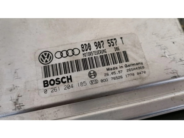 Řídící jednotka 8D0907557T, 0261204185 Audi A4 S4 B5 8D 2000