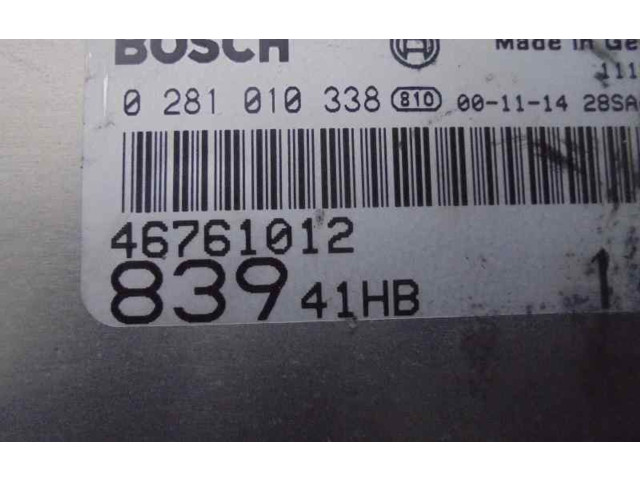 Блок управления климат-контролем 46761012, 0281010338 Lancia Lybra
