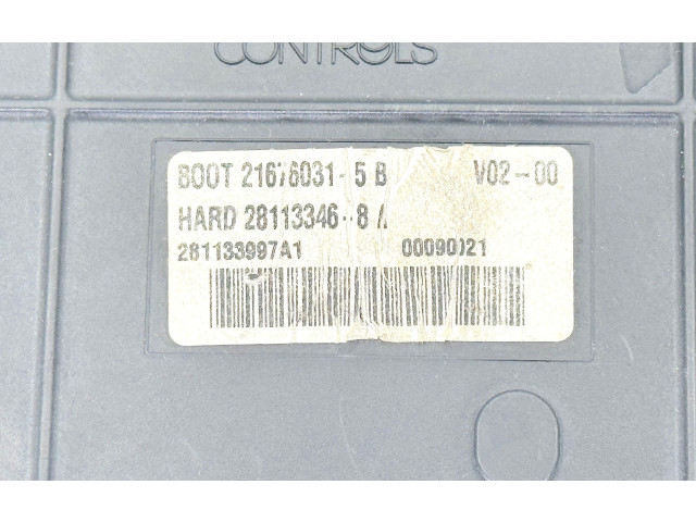 Блок комфорта 9658158780, 281133997A1 Citroen C4 I