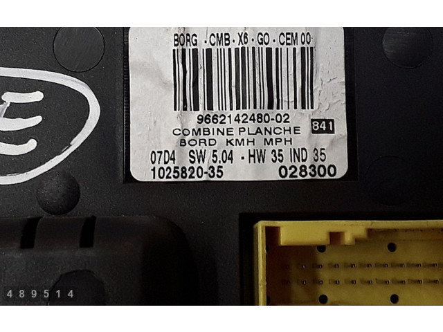 Přístrojová deska Citroen C6 2007 966214248002