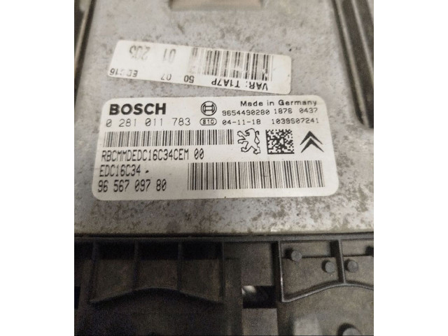 Řídící jednotka 1940GX, 0281011783 Citroen C3 Pluriel 2003