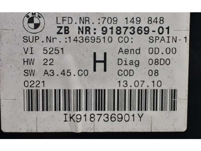 Přístrojová deska  BMW X1 E84 2010 918736901, A2C53387909  