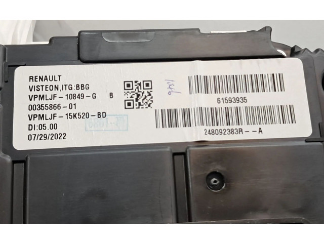 Панель приборов 248092383R Dacia Spring