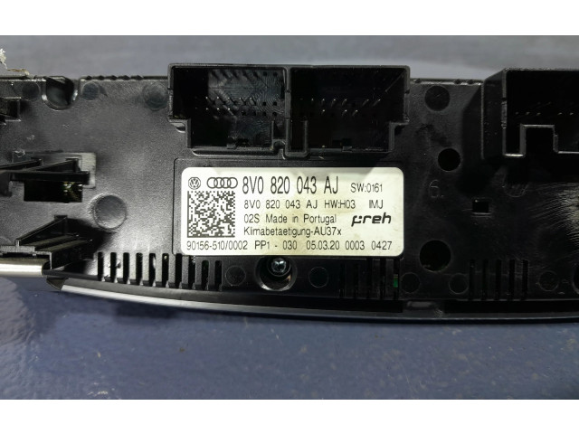 Блок управления климат-контролем 8V0820043AJ, 8V0820043AJ   Audi Q2 