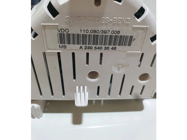 Řídící jednotka 110080397006, A2305403048 Mercedes-Benz SL AMG R231 2012