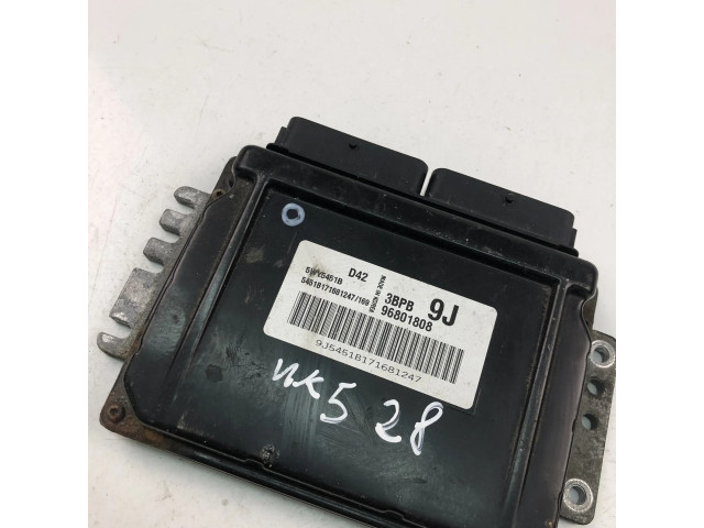 Блок управления двигателем Блок управления 96801808   Chevrolet Matiz