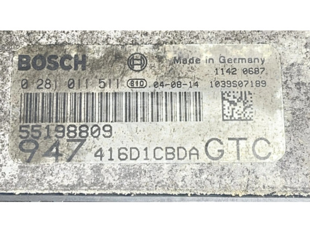 Řídící jednotka 55198809, 028011511   Alfa Romeo GT 2004