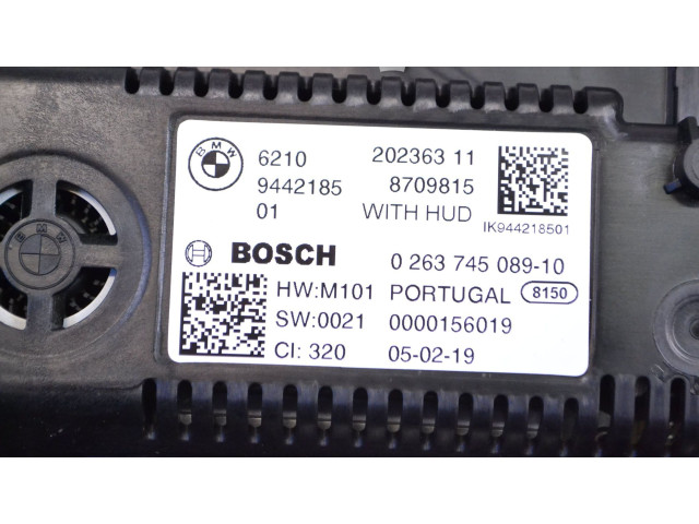 Přístrojová deska BMW X6M G06 F96 2019 9442185, 0263745089