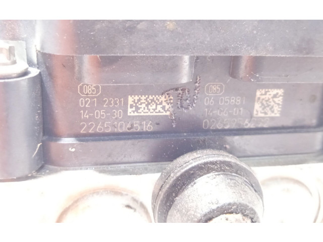 Блок АБС 13440976, 2265106516   Opel  Meriva B  2010 - 2016 года