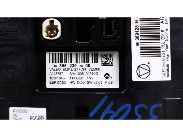 Дисплей 9836623980, A12575T Citroen C3 Aircross