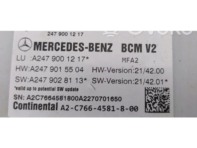 Комфортный модуль  A2479001217   Mercedes-Benz A W177