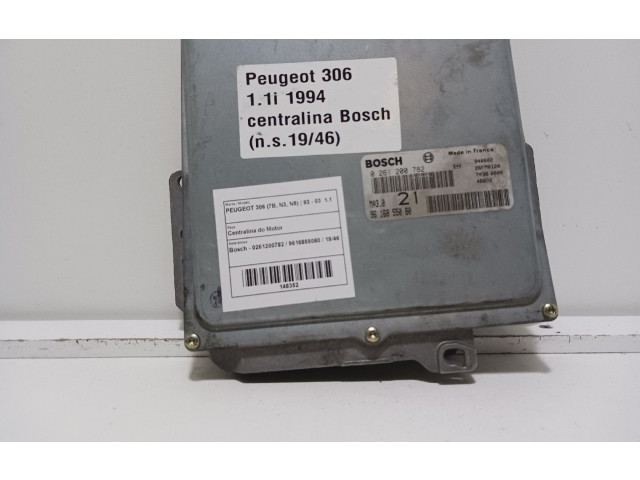 Блок управления двигателя Bosch, 0261200782   Peugeot 306