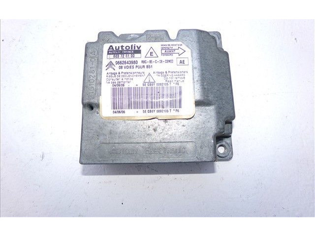 Блок подушек безопасности 603726100   Citroen C4 I