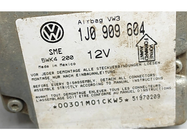 Блок подушек безопасности 1J0909604, 5WK4200 Volkswagen Golf IV