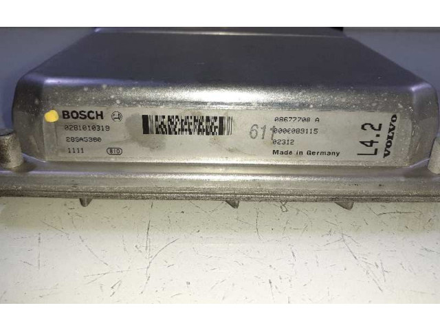 Блок управления двигателем Блок управления 8602666, 08677708 Volvo S60