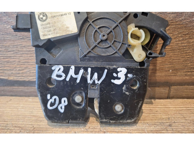 Zámek zadních dveří 124711904912, 986945103 BMW 3 E90 E91 2006
