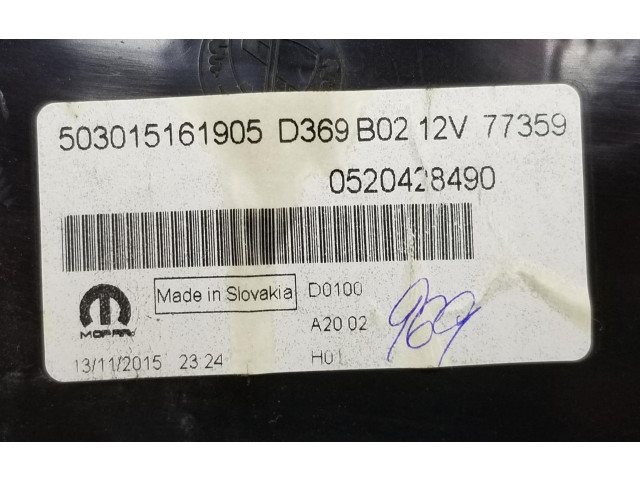 Turbodmychadlo Спидометр (приборный щиток) 520428490, 520428490 Fiat Doblo 263A7000