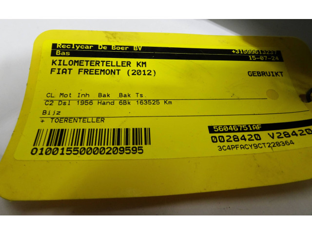 Панель приборов 56046751AF Fiat Freemont