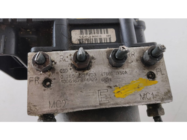 Блок АБС 47660JX50A, 0265232403 Nissan NV200 2009- года