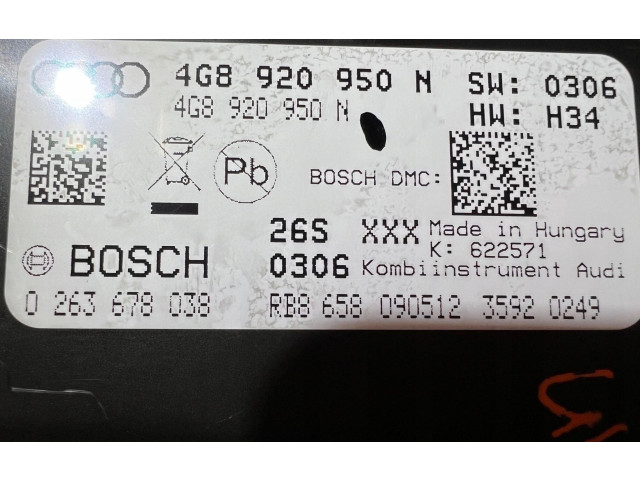 Панель приборов    Audi A6 C7       