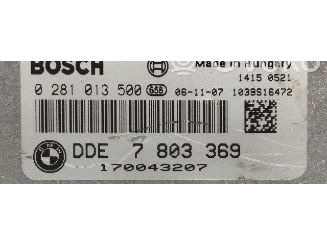Řídící jednotka 0281013500, 0281013500 BMW 5 E60 E61 2006