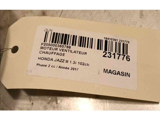 Вентилятор радиатора     79310T5HH01    Honda Jazz 