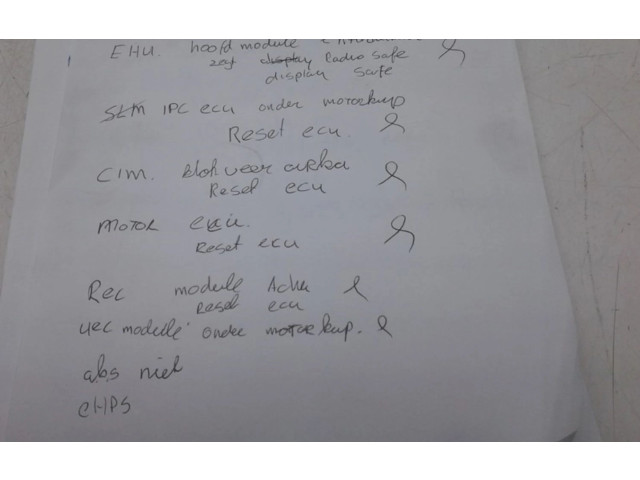 Pojistková skříňka 13206747, 13206747 Opel Zafira B 2006