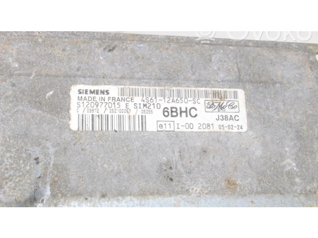 Řídící jednotka 4S6112A650SC Ford Ka 2010