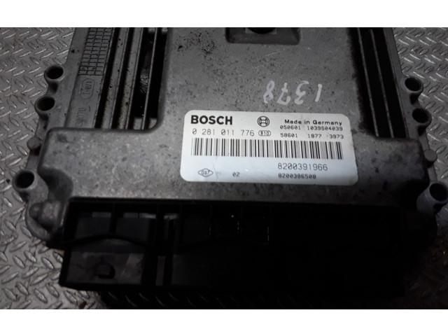 Блок управления двигателя 0281011776, 8200391966 Renault Scenic II - Grand scenic II