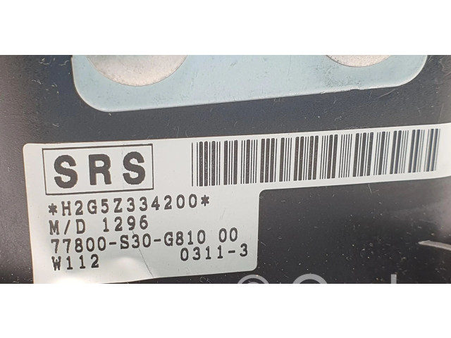 Подушка безопасности водителя 77800-S30-G810 Honda Prelude