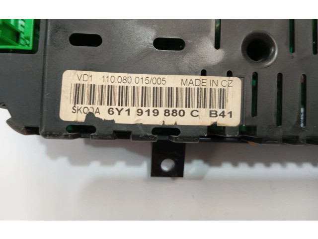 Панель приборов 6Y1919880C Skoda Fabia Mk1 (6Y)