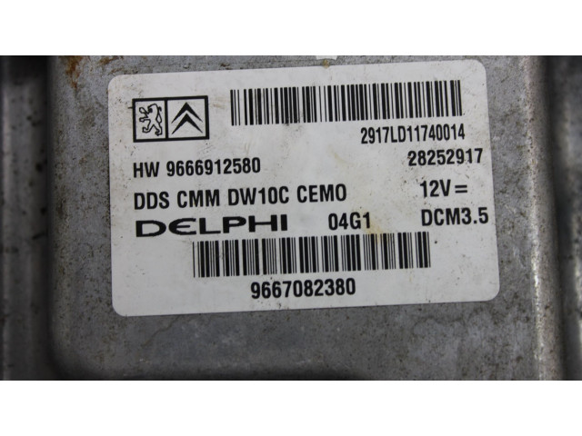 Řídící jednotka 9667082380, 9666912580 Peugeot RCZ 2011