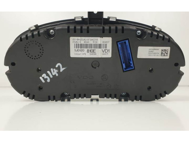 Панель приборов 5J0920810E Skoda Fabia Mk2 (5J)