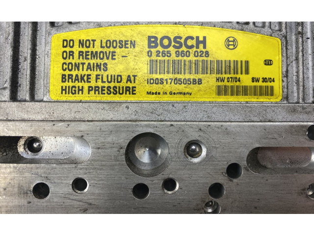 ABS Steuergerät 0265250010, A0044314212 Mercedes-Benz SL R230 2003