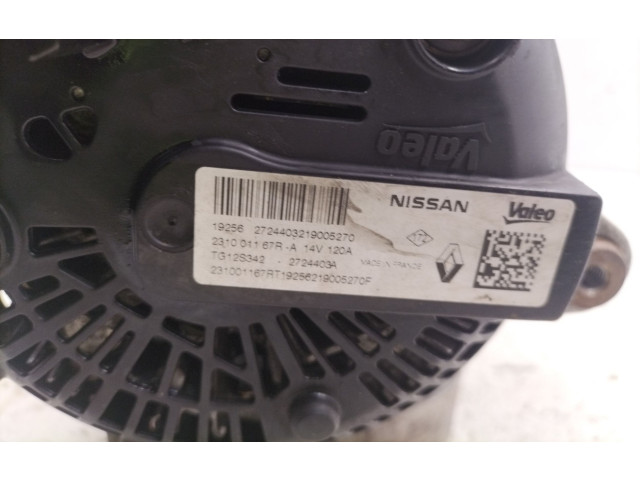 Генератор 231001167R Dacia Logan II