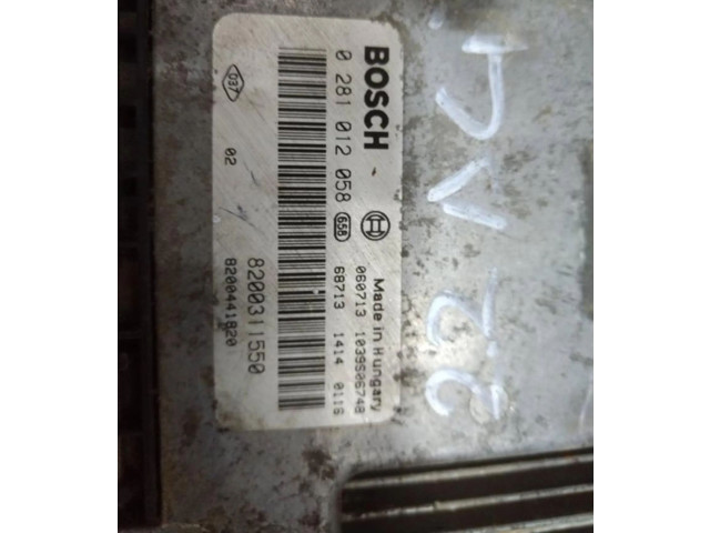 Řídící jednotka 0281012058 Renault Espace IV