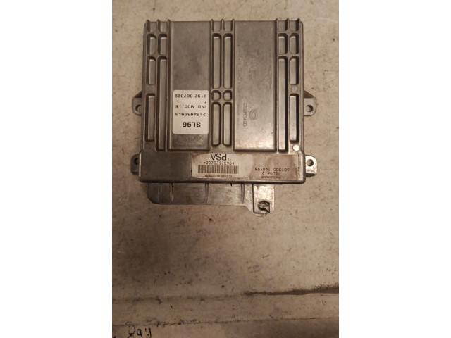 Блок управления двигателя 601300140598 Peugeot 306