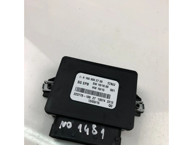 Блок управления A1669002700   Mercedes-Benz ML W166