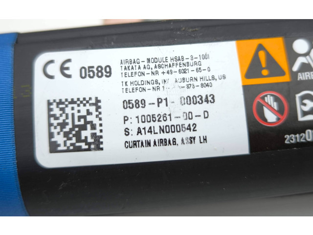 Боковая подушка безопасности 0589P1000343, 100526100D Tesla Model S