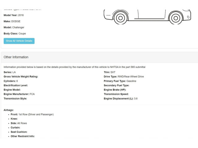 Блок АБС 68276897AC Dodge Challenger - года